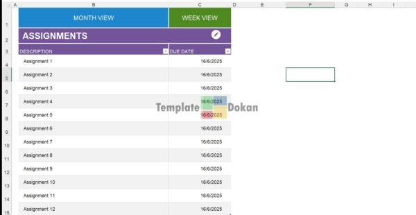 Student Assignment Planner
